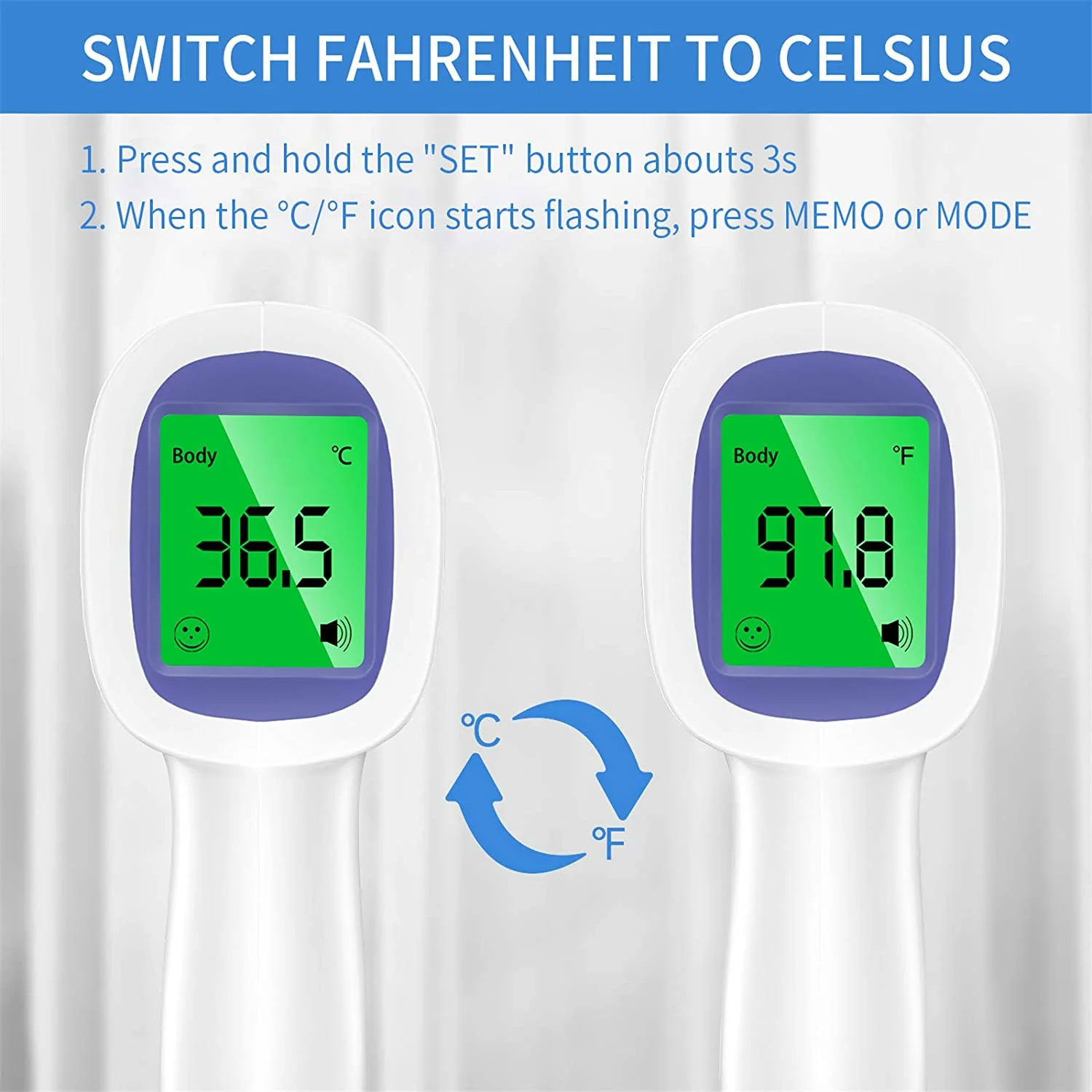 LPOW Infrared Digital Thermometer for Baby - Image 3