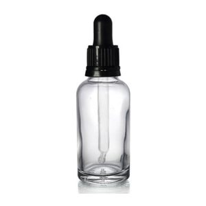 30ml Glass Dropper Bottle (Clear Dropping Bottle)