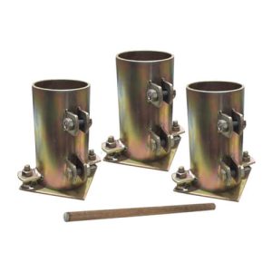 Concrete Cylinder Molds 1 Set (3 Cylinder+1 Rod)