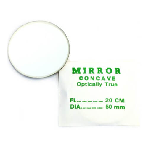 Concave Optical Mirror 50 mm for Optical Experiments