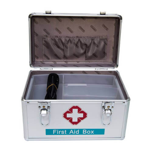 First Aid Box with Security Lock – Aluminum - Image 2