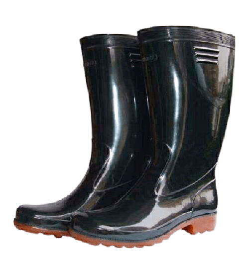 Waterproof PVC Gum Boot – Black Color