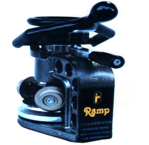 Hydraulic Fabric GSM Cutter Ramp in bd Work Without Pad - Image 2